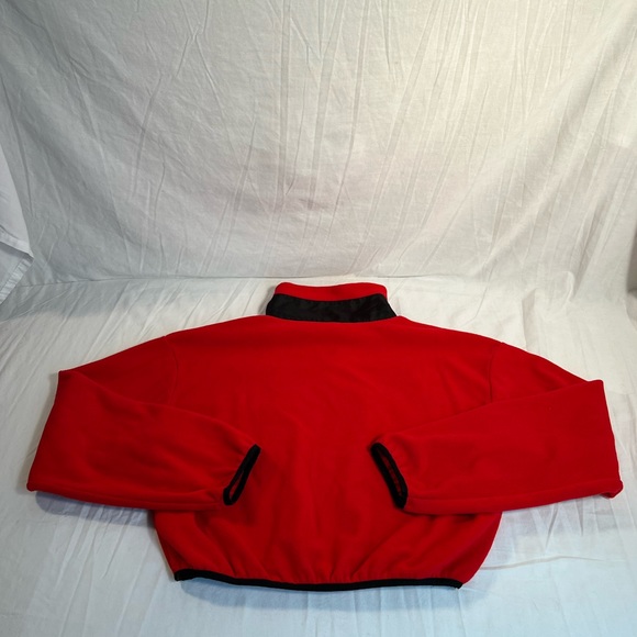 Forever 21 Cropped Fleece Womens Medium Red - Picture 4 of 10
